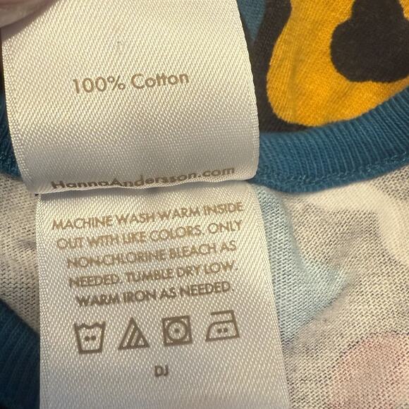 Hanna Andersson Elizabeth Playdress Girls Sz 12 Navy Floral Long Sleeves EUC - Picture 7 of 13